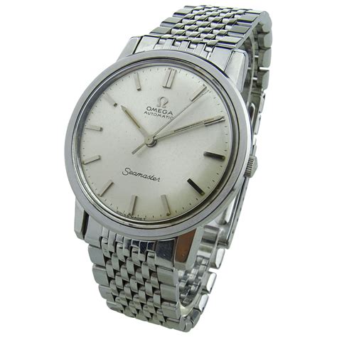 stainless steel men's omega watches|vintage omega stainless steel watch.